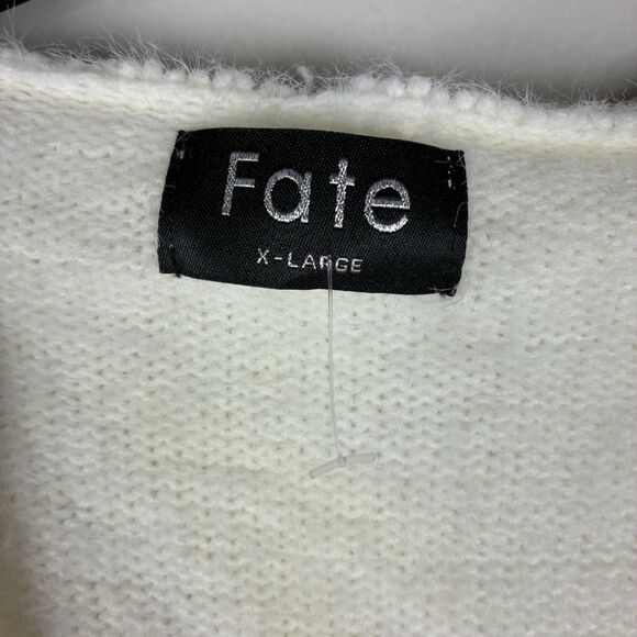 Stitch Fix Fate Womens Long Open Knit Cardigan XL Boho Southwestern Aztec Fall - Picture 8 of 11